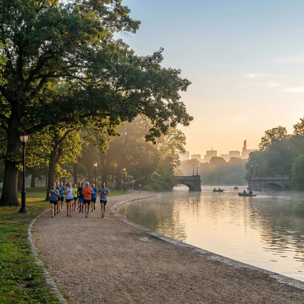 Утро в парке